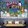 Arazzo Cartoon Gatto da Battaglia Arte Fantascienza Stanza Arredamento Casa Appeso a Parete Teli