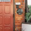 2D Flat 1pc Cat Lover Aluminum Decoration Plaque, "It's The Cat's House We Just Pay The Bills" Lettering Sign, Pet Room Decor, Home Decor, Pet Shop