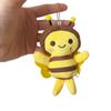 Adorable Bee Plush Keychain Pendant Doll