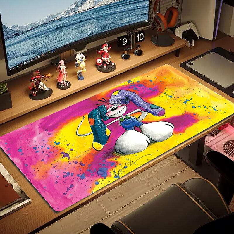 Diddl Large Size Mouse Pad Large Gaming Table Cushion Non-slip Laptop Tablet Big Mousepad XXL Mat Mini PC Playmat With Lock edge