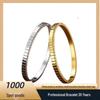 European and American Men's Titanium Steel Cross-Border Personalized Fashion Square Bracelet