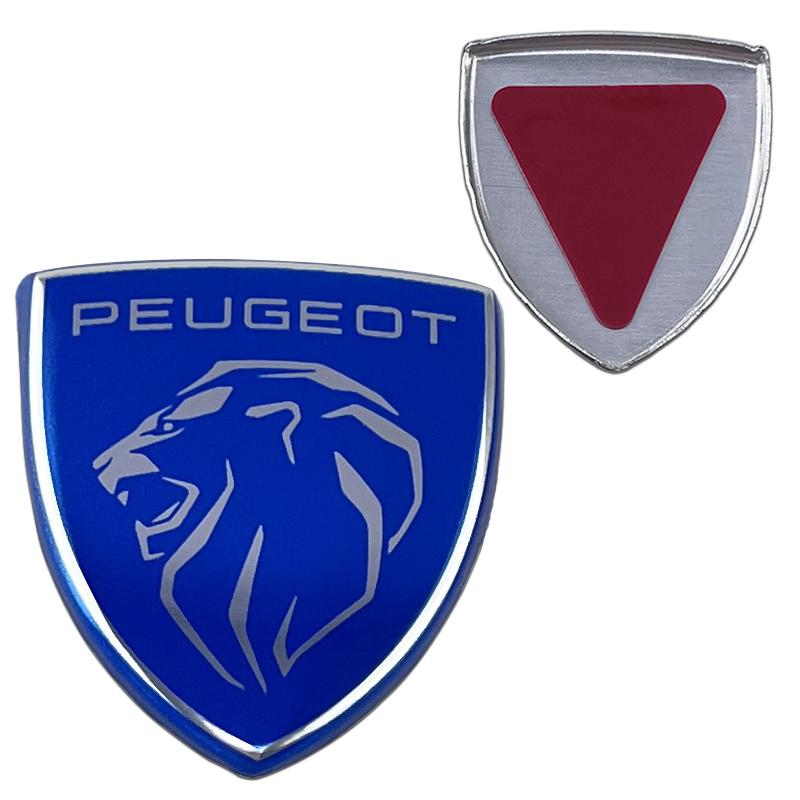 3.2x3.6cm Aluminum Alloy Car Steering Wheel Center W Sticker for Peugeot 308 307 408 208 508 3008 2008 5008 Emblem Accessories