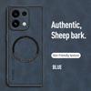 Cases For OPPO Reno 16 16Pro 16F Sheepskin Leather Shockproof Case For OPPO Reno 16 Pro 16 FS Magnetic Wireless Charging Cover