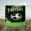 1PC Custom Name Football Stars" outdooor Flannel blankets Throw Blanket All-Season Throw Gift Bedspread for Couch, Bed, Camping Holiday Birthda