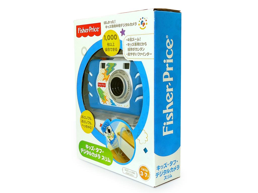 Fisher Price Kids Tough Digital Camera Slim Blue (W1459)