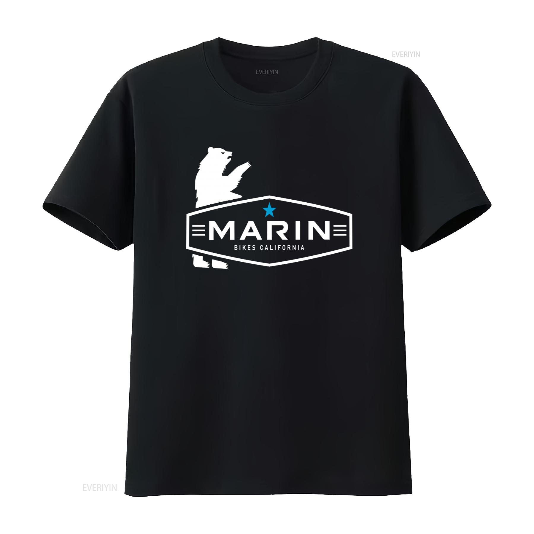 

Marin Bikes California T Shirt for Cool vintage Washed Stretched Comfortable fashion Breathable graphic designer clothes 4XL