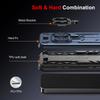 KEYSION Shockproof Armor Case for ZTE Blade A55 A35 Soft Silicone+PC Metal Ring Stand Phone Back Cover for ZTE Blade A35 A55