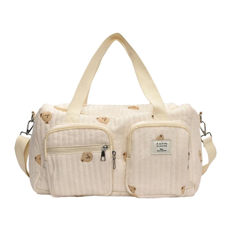

Portable Mummy Bag Large Capacity for Baby Necessities Fashionable Travel Carrying Case Organiser Handbag