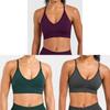 Seamless Yoga Bra With Moisture Wicking Fabric For Fitness Enthusiasts