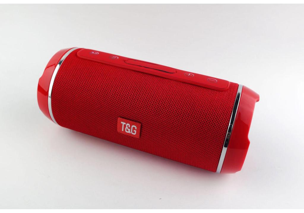 Portable Bluetooth Speaker TG116 with High-Quality Sound, Outdoor Card-Playing, and FM Radio.