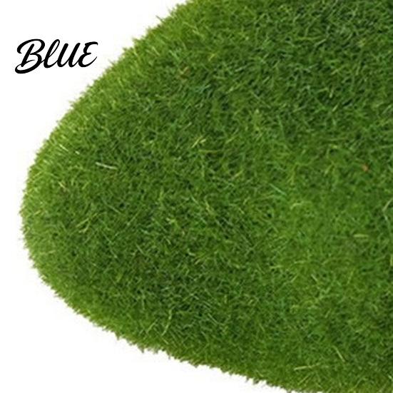 Miniature Garden Landscaping Landscaping Realistic Artificial Set Moss Rocks 10Pcs for Decorative Flocking Foam Fake Fish Tanks Stones Indoor