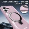 For iPhone 17 Case Compatible with MagSafe Kickstand TPU+PC Phone Cover