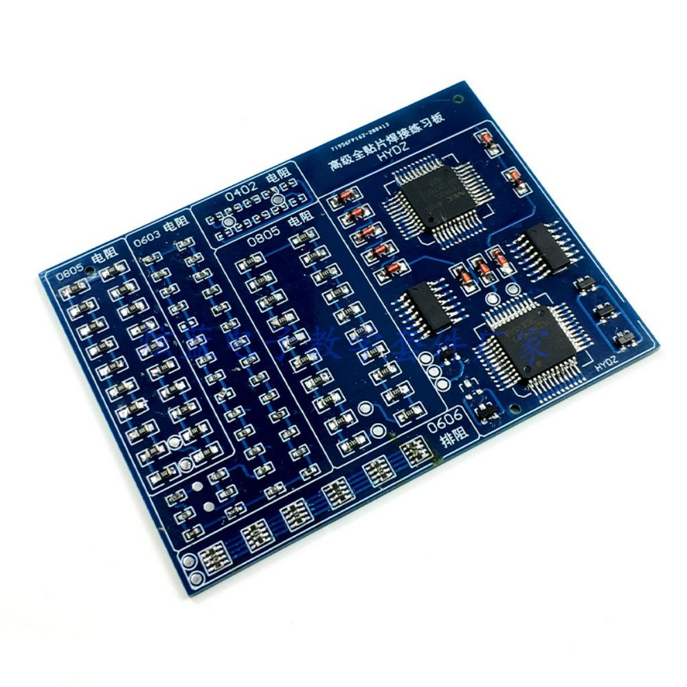 Enhanced SMT Advanced Full SMD Soldering Practice Board Kit - Skill Training Electronic DIY Component Set for Soldering Projects
