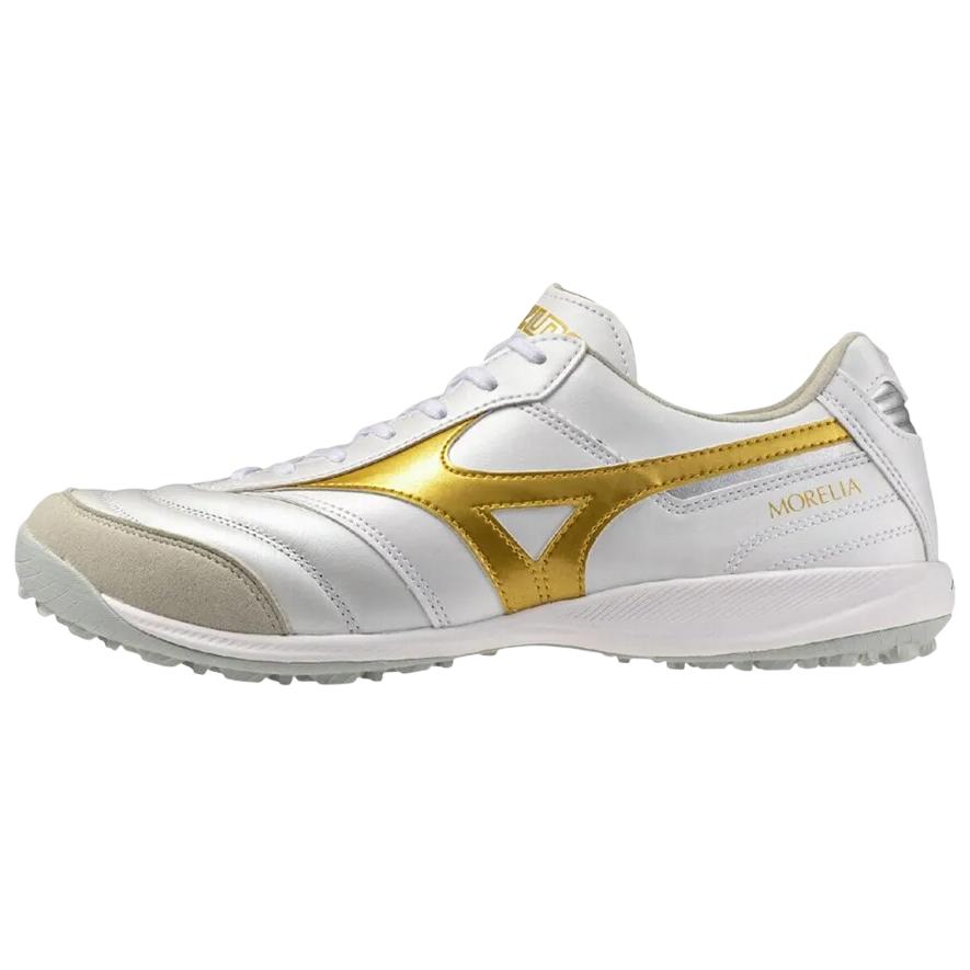 Футзалки Mizuno Morelia Sala Elite Унисекс Белый Золотой Q1GB261250 42