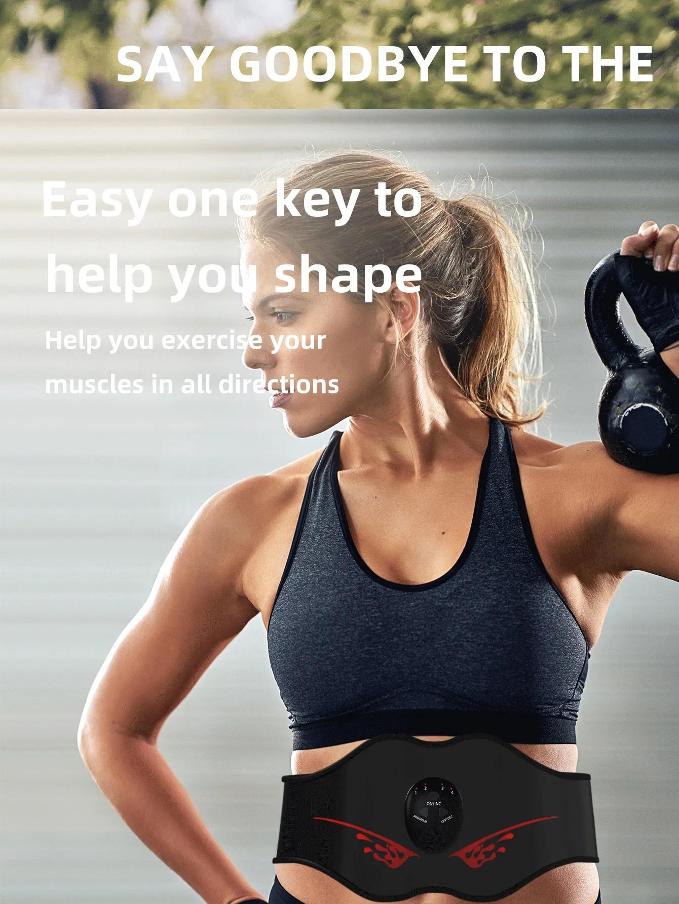 

Вибрация бодибилдерского пояса, Интенсивный массаж повязкой для пота, Женский пояс для бодибилдинга, Умный пластиковый пояс чёрный