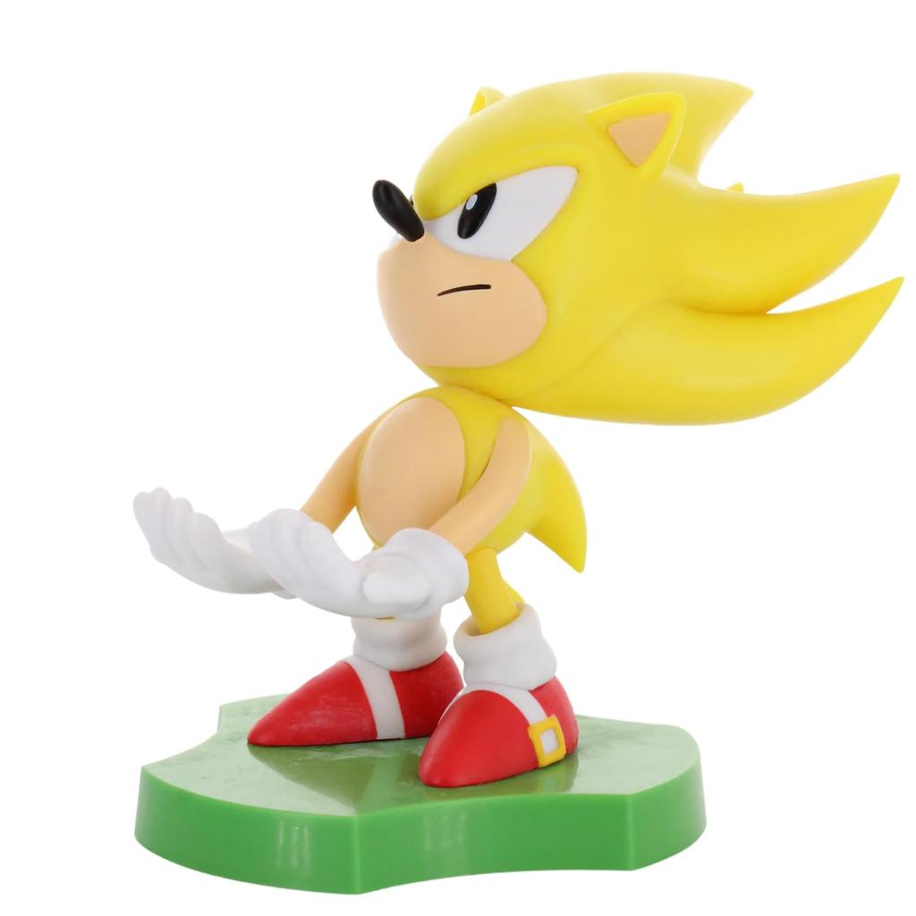 SEGA Super Sonic øretelefoner telefonkabel Guy Mini Collector med en klassisk lisensiert figur [Utsøkt spill] Hold'em - - & Holder, Stand, Twist, Sonic,