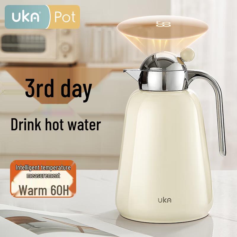 UKA Large Capacity Insulated Thermos with LED Display