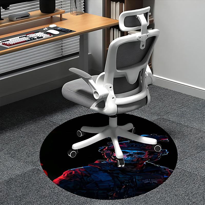 

Call of Duty: Ghosts Chair mat Round Rug Office carpet, Non slip, Suitable for Living Rooms, Bedrooms Decor 1205565a 80cm by 80cm
