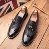 Fashion Patent Casual Leather Designer Gold Stylist Mens Dress Sequins Party Wedding Luxury Italian Oxford Shoes for Men Loafers