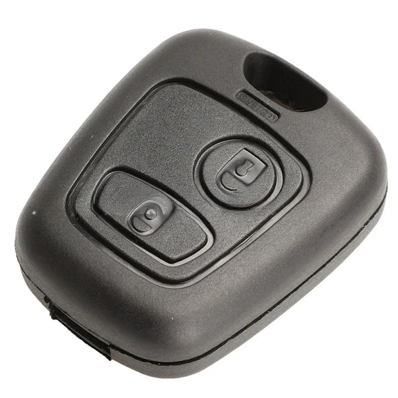 For Citroen-C1 C2 C3 C4 Peugeot 307 107 207 407 Remote control replacement of car key case New 2 Button Car Key Fob Case Shell