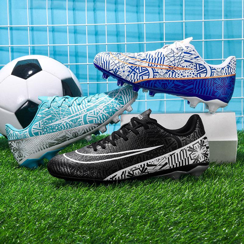 Foreign trade football shoes low top long nails broken nails youth students artificial turf training shoes sports shoes