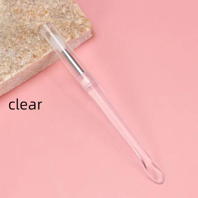 

Кисть для губ, силиконовый аппликатор для помады с крышкой, многофункциональная палочка для растушевки губ, инструмент для макияжа красоты