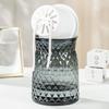 Self-Absorbing Vase Transparent Water Level Indicator Embossed Self-Watering Planter with Breathable Bottom for Indoor Plants Succulents Herb