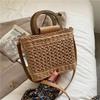 New Straw Woven Bag, Summer Versatile Handbag, Woven Bag, Large Capacity Travel Beach Bag, Single Shoulder Crossbody Bag