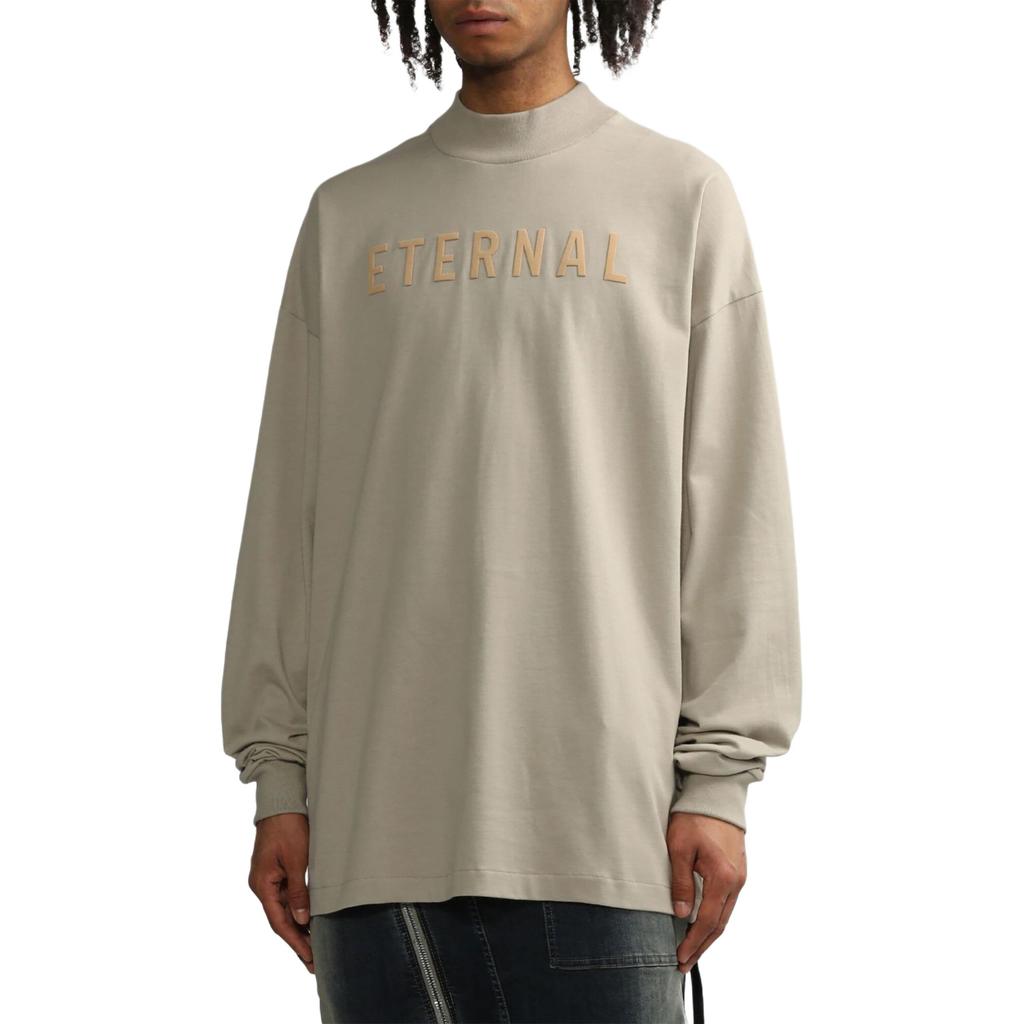 Fear of God Eternal Long-Sleeve T-Shirt Dusty Beige Men Tops Tan FGE50002AJER252