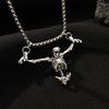 ZAKOL Fashion Iron Unisex Choker Necklace Women Hip-hop Gothic Punk Barbed Wire Little Thorns Chain Choker Zircon Gifts