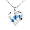 925 Silver Necklace Pendant Dolphin AAA Zircon For Women Fashion Clavicle Chain Necklaces Wedding Party Jewelry Gift