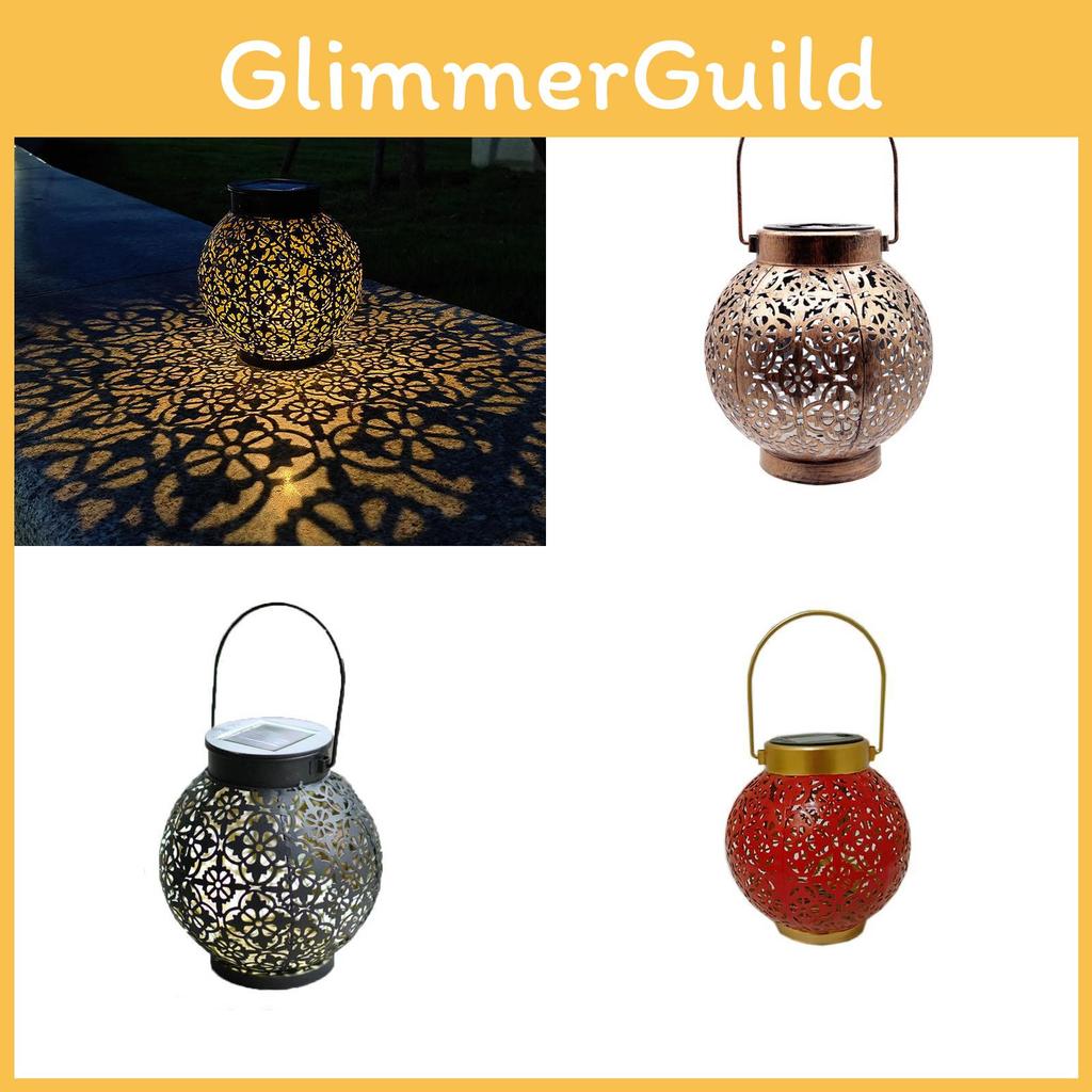 Garden Boulette Smart Solar Light Up Lantern Large Outdoor Supplies Lighting