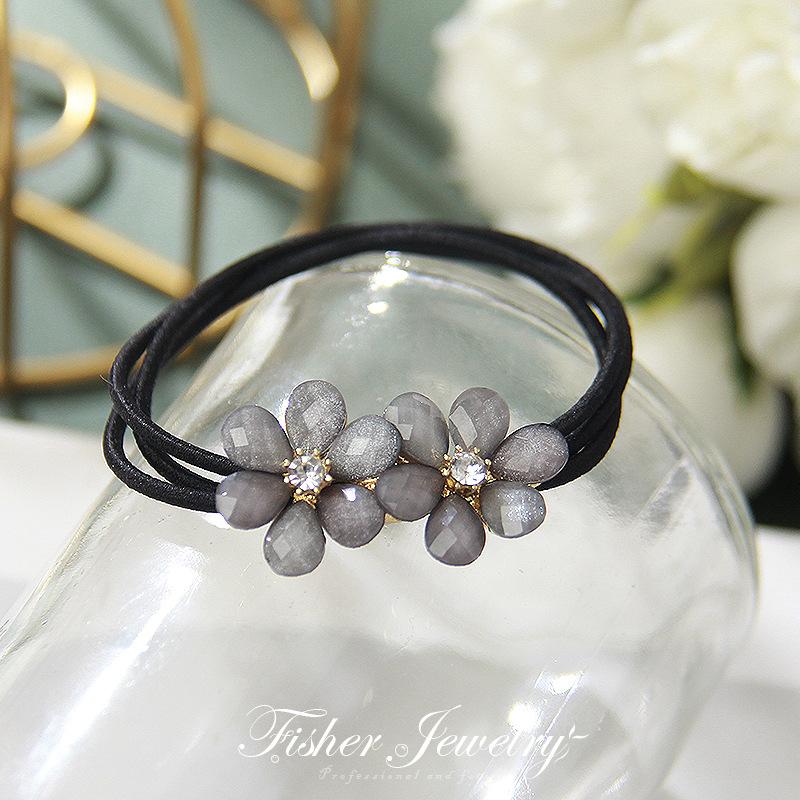 

Корейская Мода Элегантные Скранчи с Короной из Страз Женские Девушки Эластичная Резинка для Волос Аксессуары Завязка Кольцо Веревка Головной Убор