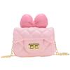 Children's Small, Fresh and Sweet Butterfly Knot Decorated Cross-body Bag with Chain Strap Girl's Bag