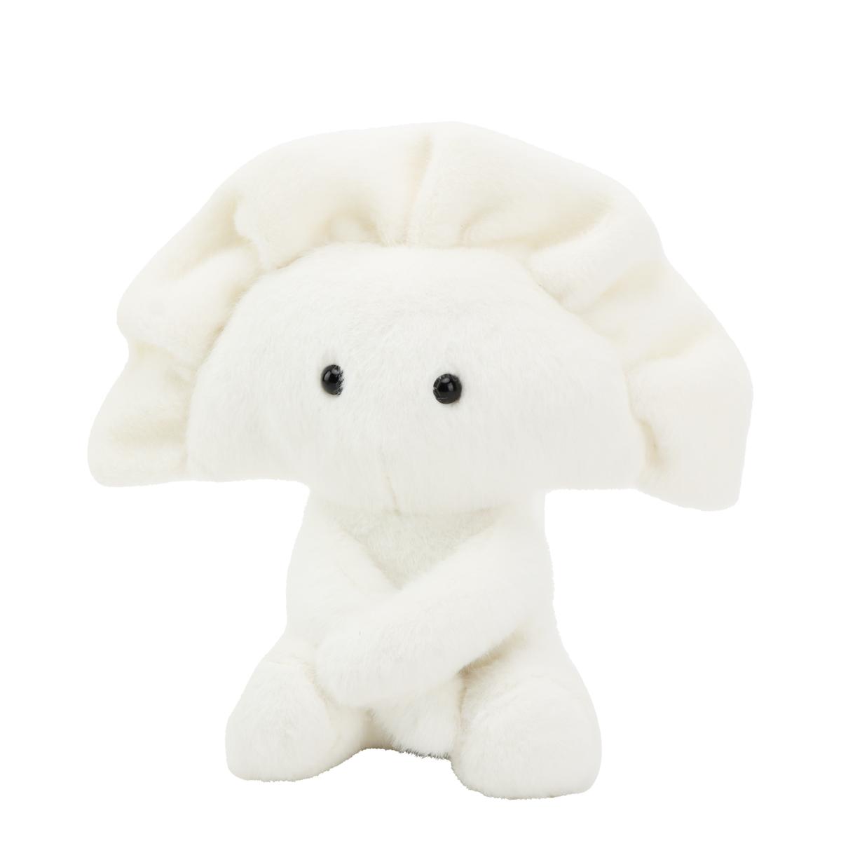 

Нетоксичная плюшевая игрушка-пельмень Милый набивной продукт со счастливым лицом Кавайный персонаж Очаровательная культурная плюшевая игрушка Подарок для детей Новый год 20cm