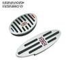Foot Rest Pedal Sticker for Cooper One+S R50 R53 R55 R56 R60 R61 F55 F56 F54 F60 Countryman Clubman Accessories 2/3PCS