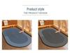 Cross-Border Minimalist Non-Slip Diatomaceous Earth Bath Mat - Quick-Drying, Water-Absorbent, Wear-Resistant Toilet Entrance Doormat
