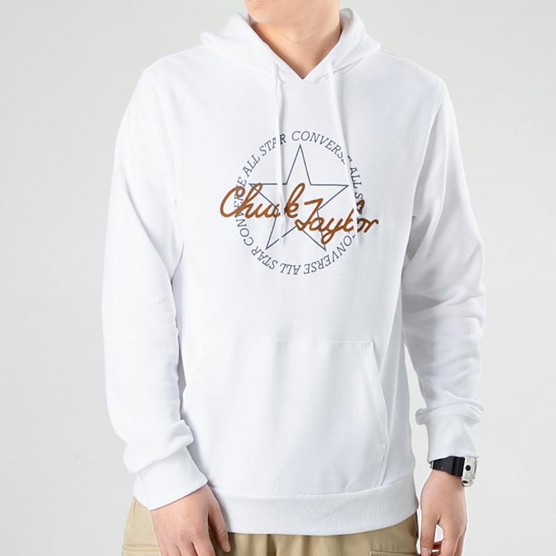 Converse Deconstructed Chuck Patch Pullover Hoodie Asia Sizing 'White' Men's 10022265-A02