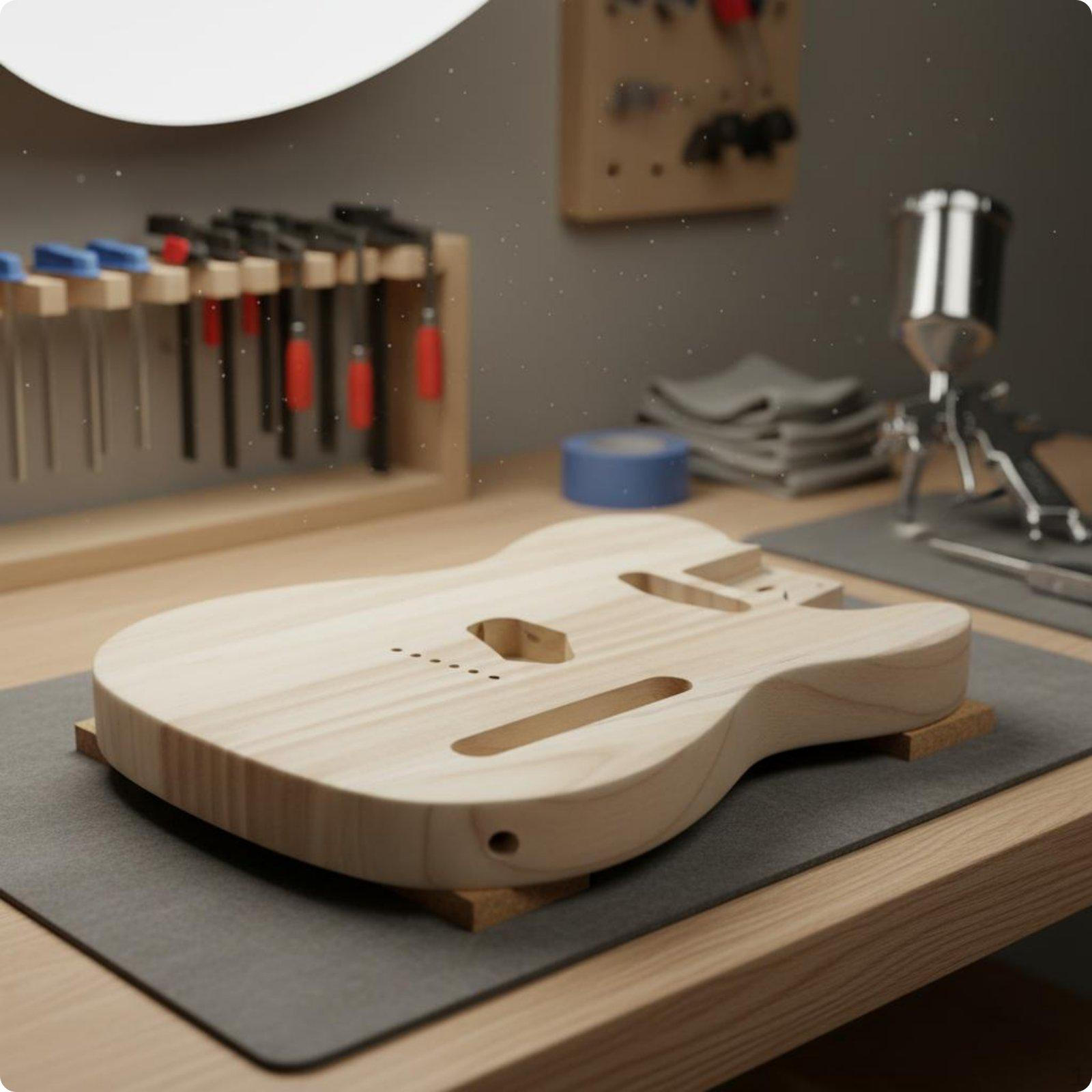 Classic SingleCut Style Guitar Body Paintable