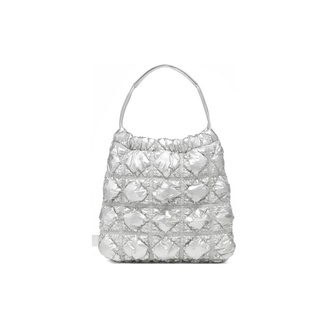 

New CARLYN Polyester Nylon Blend Handbag Shoulder Bag Regular Women s Silver H73308010S 33.0*9.9*35.1CM