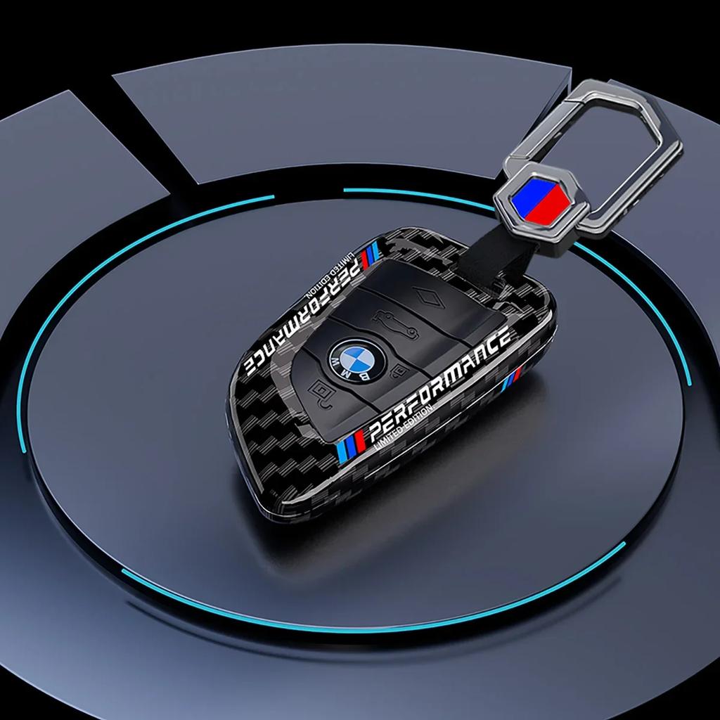 Pour BMW Housse de Clé de Voiture en Fibre de Carbone Coque Pour BMW G05 G07 F25 F15 F26 G01 G02 G06 G08 G14 G15 G16 F48 F39 F10 F30 Accessoire Auto
