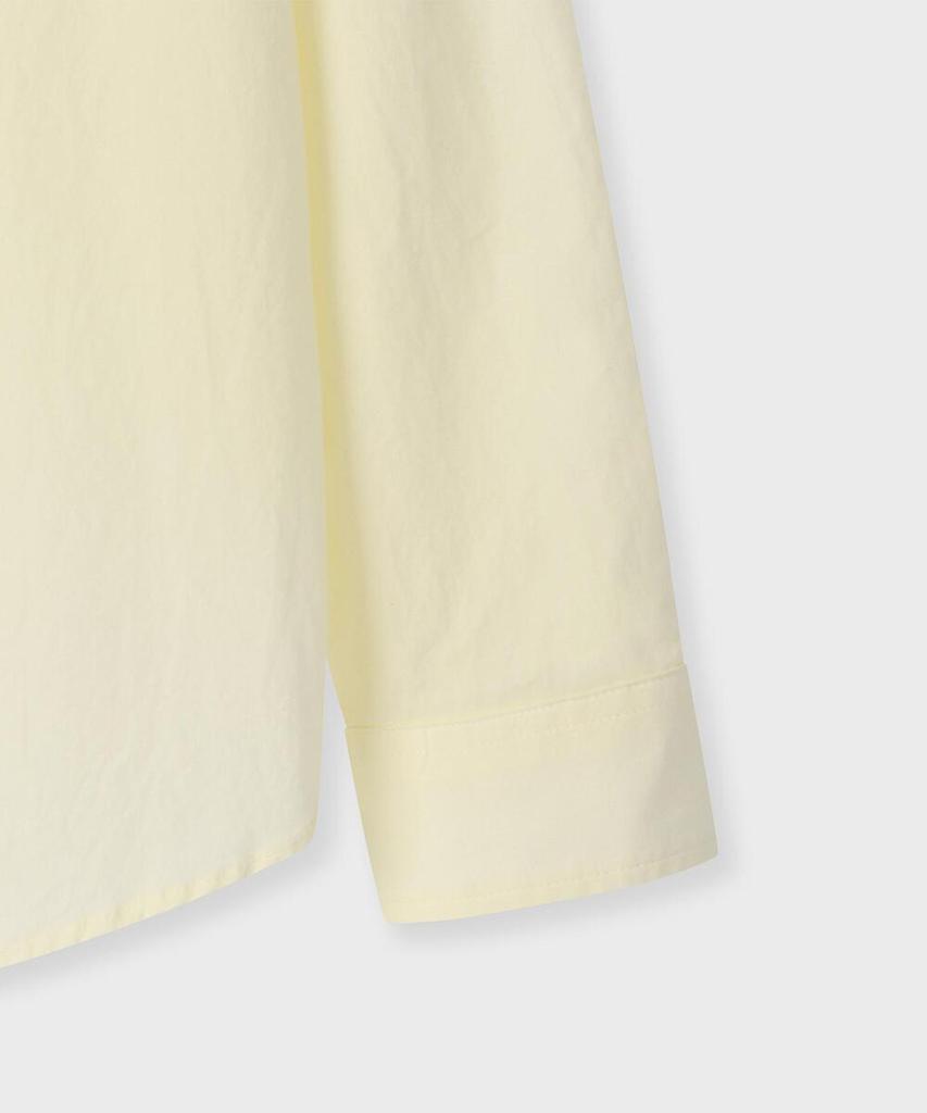 FALLETT Out-Label Point Shirt Light Yellow