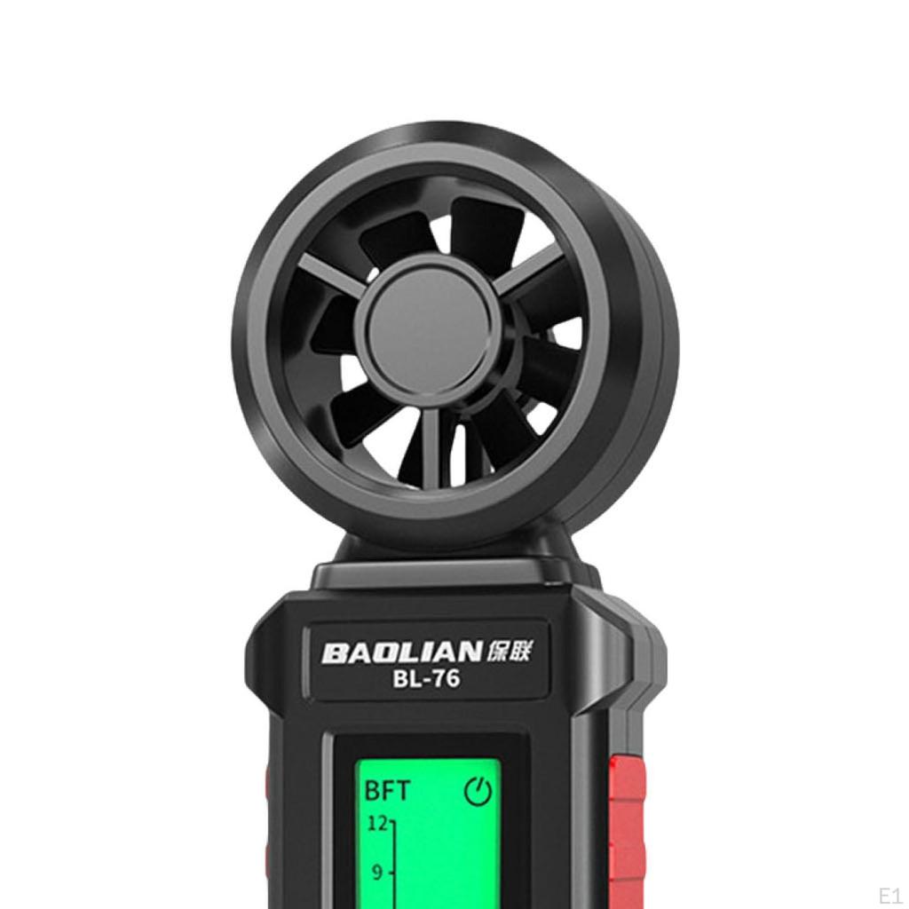 Handheld Anemometer,Air Tester,with Backlight,Accessories,Digital Wind Speed Gauge,Wind Meter
