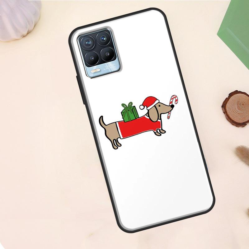 Dachshund Silhouette Dog Case For Realme C75 C63 C61 C55 C51 C53 C35 C65 C67 C71 11 12 13 14 15 Pro Plus GT6 GT7 Pro