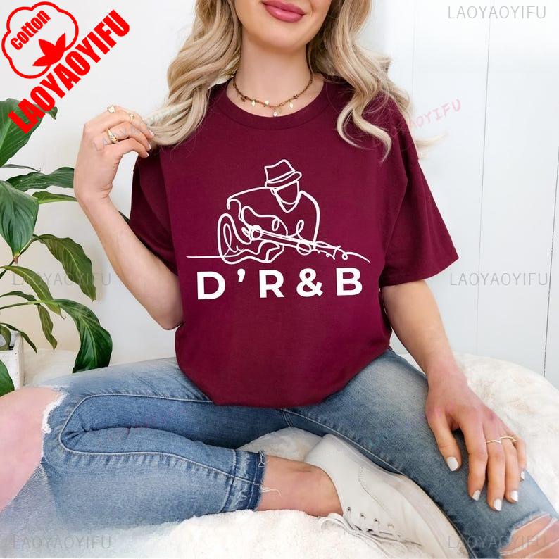 Souvenir Dangelo Shirts DRB Line Art Music Minimal Guitarist Soulful Inspired Graphic for Music Lovers and Artists T Shirt S