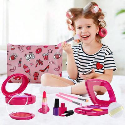 Girl Gifts Pretend Play Makeup Toys Beauty Set for Toddler Little Girls Age 3 4 5 6-8 Kids Your Princess Children's Day Birthday