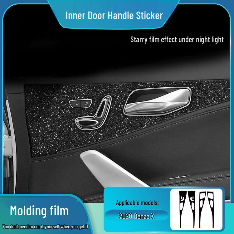 Starry Sky Frosted Wrap for 2020 Denza X Console - Damage-Free Replacement