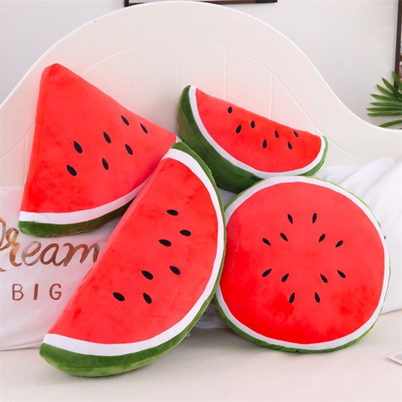 Soft And Huggable Watermelon Plush Toy Pillow Perfect For All Ages!