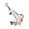 2Pcs Beach Style Hanging Ornaments Anchor Wall Hooks Mini Thermometer Shells Net Nautical Decor Bedroom Photography Background