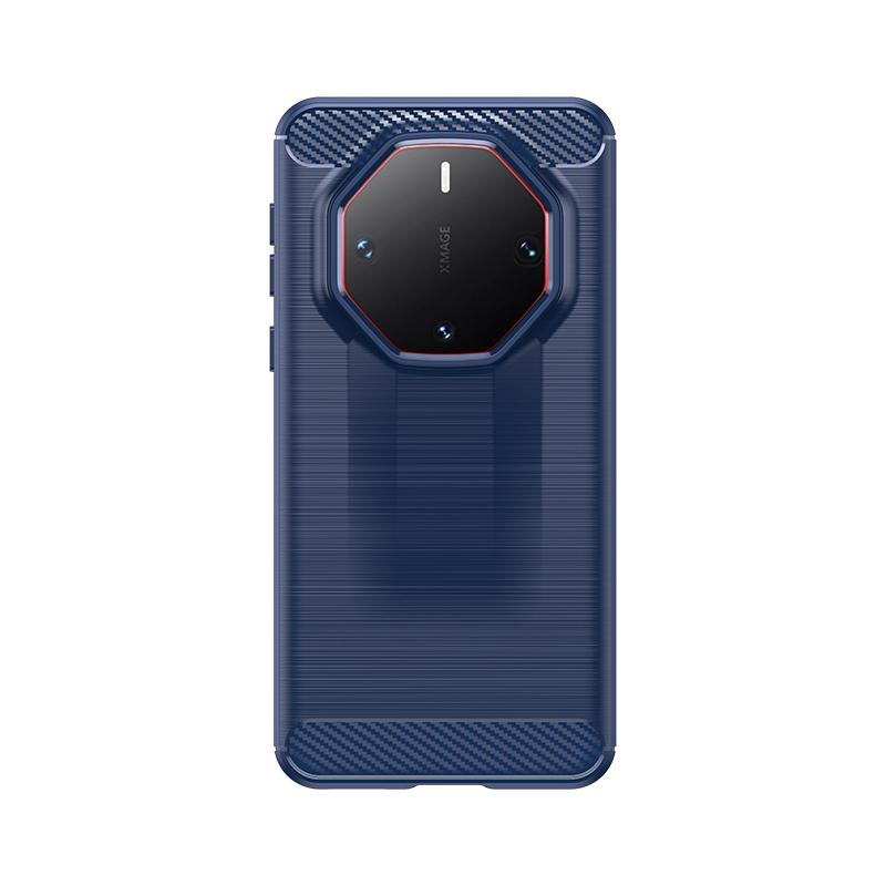 

Ударопрочный защитный чехол для телефона HUAWEI Mate 60 RS Porsche Design Мягкий силиконовый чехол для задней крышки TPU Чехлы для телефонов HUAWEI Mate 60 RS Po синий
